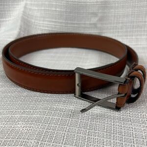 Genuine Hand Made Italian Leather Light Brown Belt Size 42